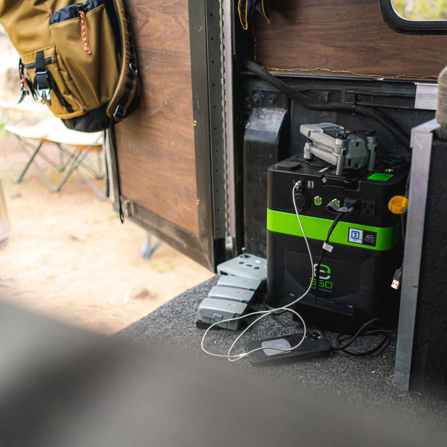 80Ah AURA Powercap 600W Inverter Power System - GoFluxx