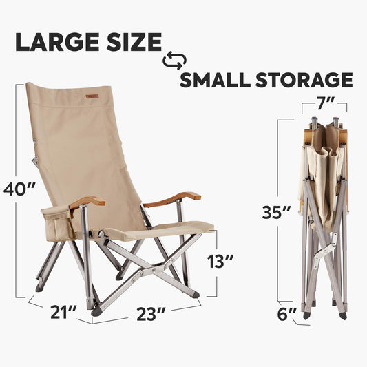 Hi1600L Folding Camping Chair | ICECO - GoFluxx