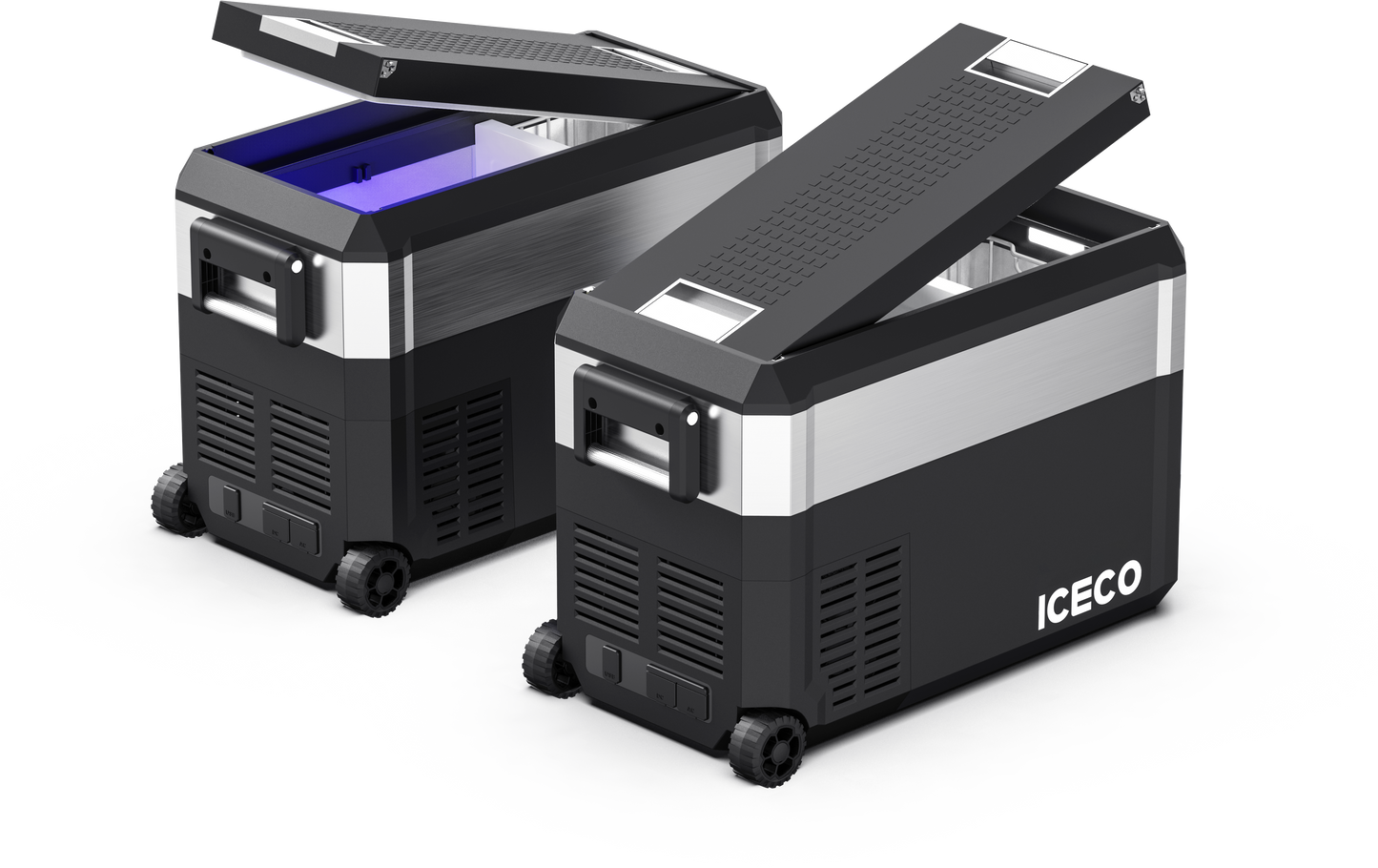 JP40 Pro Dual Zone Wheeled Portable Freezer With Cover | ICECO | 40 LT - GoFluxx