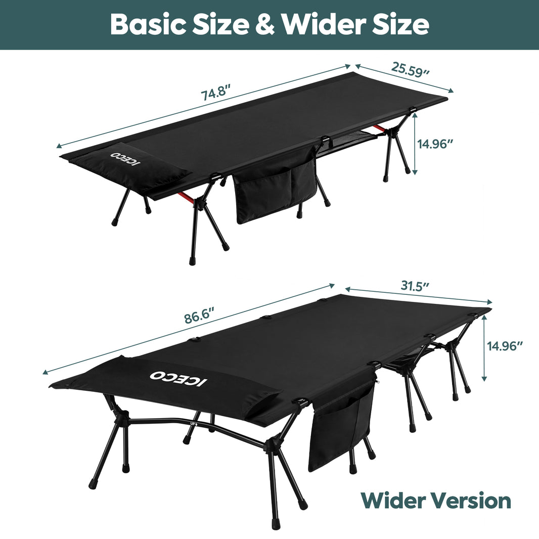 Camping Cot for Adults | ICECO - GoFluxx