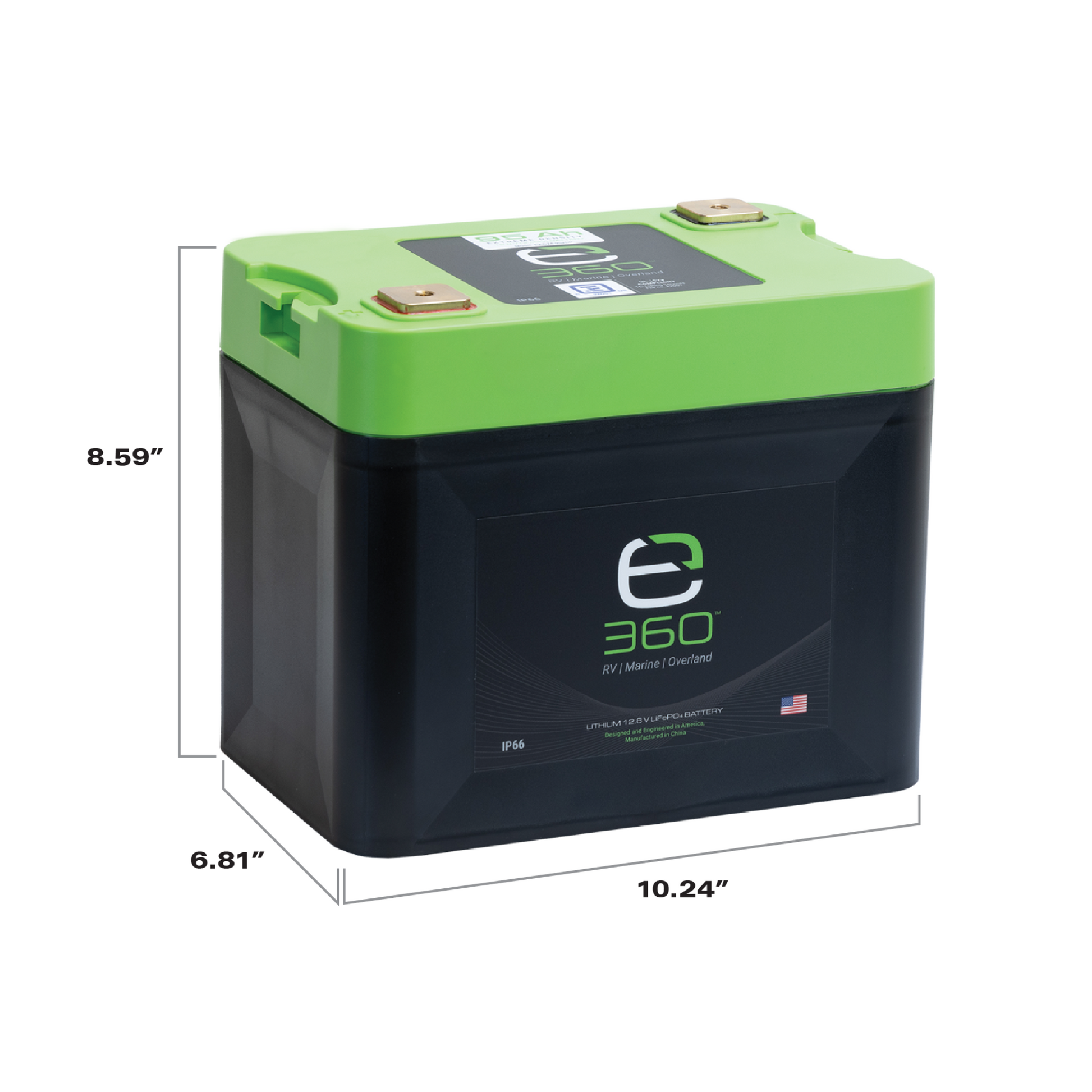 12V 95Ah Group 24 - GoFluxx
