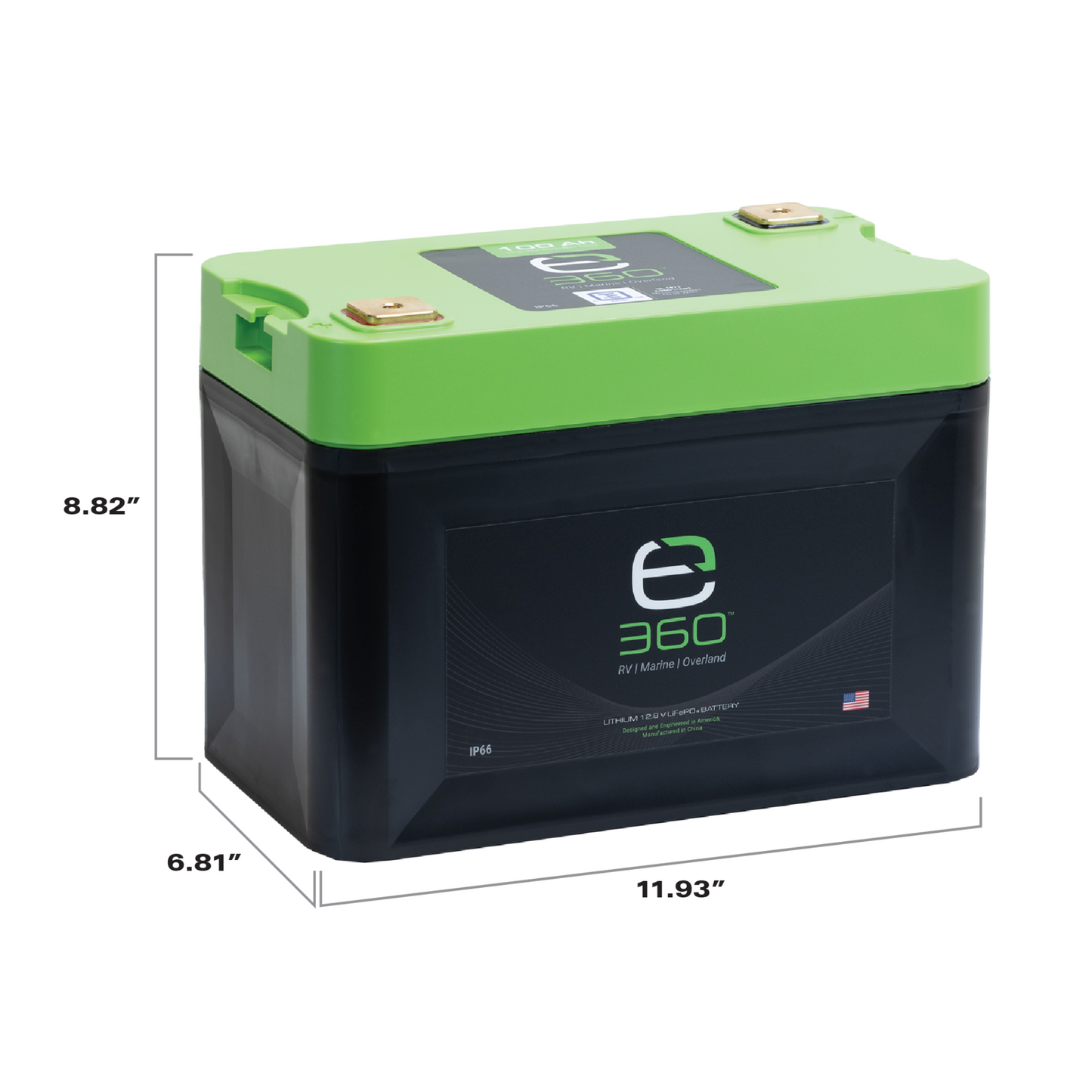 12V 100Ah Group 27 - GoFluxx