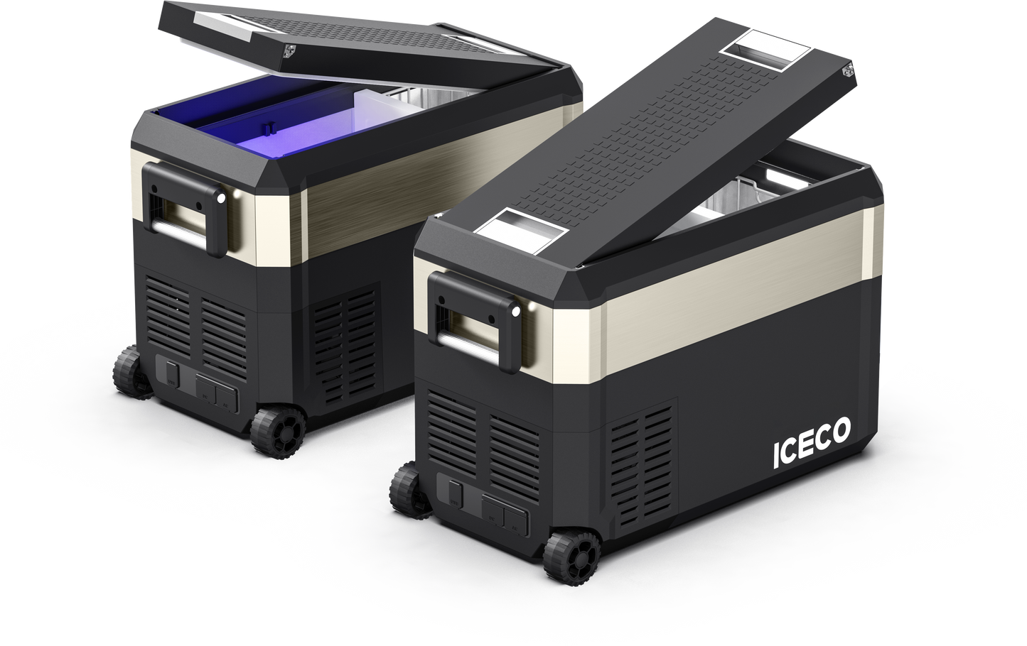 JP40 Pro Dual Zone Wheeled Portable Freezer With Cover | ICECO | 40 LT - GoFluxx