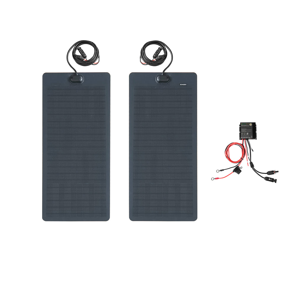 Toyota Land Cruiser 75 Series HZJ75 Lensun 70W Bonnet Solar Panel