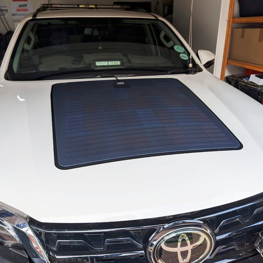Toyota_Fortuner_Lensun_100W_Bonnet_Flexible_Solar_Panel