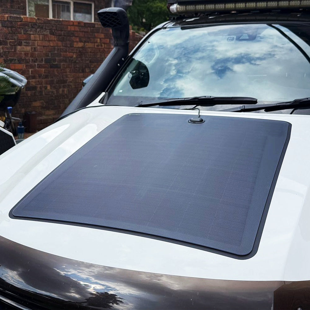 Toyota_Fortuner_Lensun_100W_Bonnet_Flexible_Solar_Panel_1
